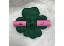 Stickdatei - ITH Klee "Du schaffst das"